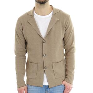 GIACCA IN MAGLIA CAMMELLO